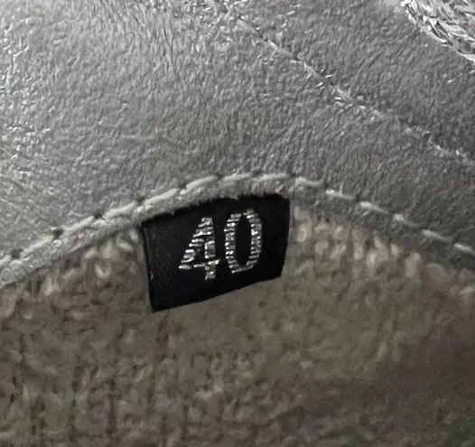 P448 Thea Python Roccia White Leather Platform Sneakers