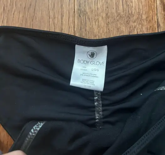 Body Glove NWT SMOOTHIES BRASILIA SIDE-TIE BIKINI BOTTOM - BLACK