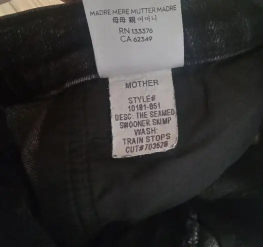 Mother Seamed swooner skimp women's size 23 Black