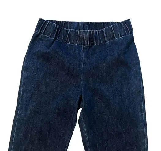 Soft Surroundings Denim Jean Legging Elastic Waist Pull On, Sz S