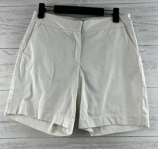 Peter Som  White High Rise White Shorts Size 6