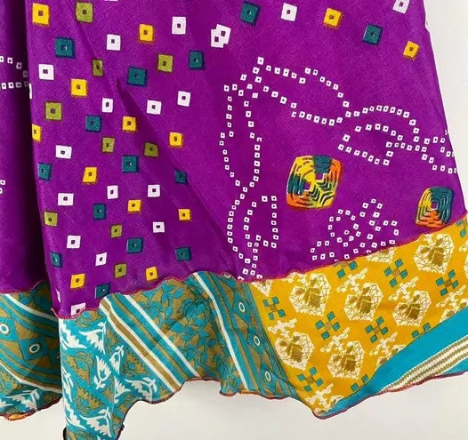 Reversible Maxi Wrap Skirt BINS819