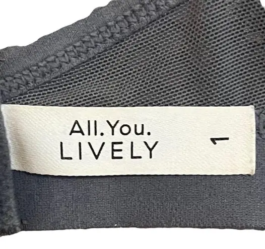 Lively Floral Lace Keyhole Busty Bralette No Wire Gray Size 1 (32DD, 33D/DD)