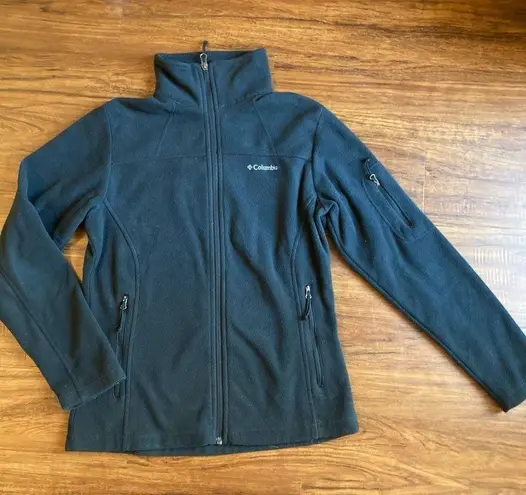 Columbia  fast trek ll black fleece jacket size small