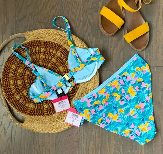 ONIA SALE! ⭐️ DVF x set sea green bikini Anna tie anais tie