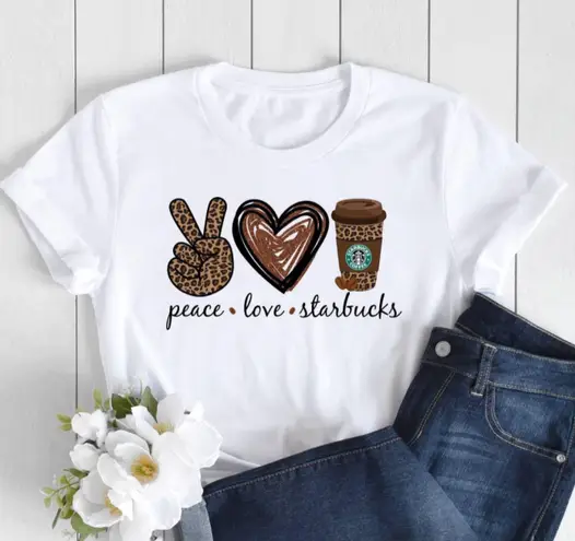 Starbucks  Slogan Tee - Image 1