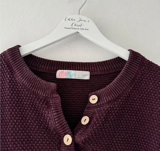 Free People  Hailee Sweater Set in Plum S