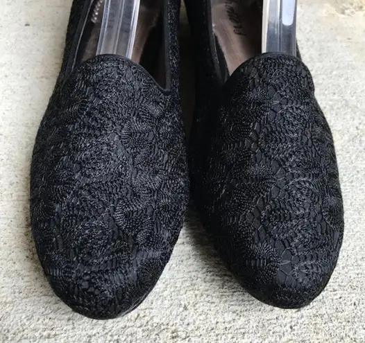 Trotters Black Fabric Shoes Heels 6 Narrow Formal Size undefined