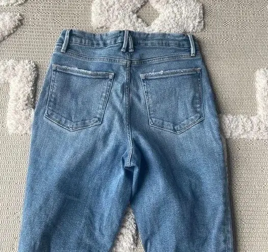 Good American Distressed Mom Jeans // Size 6