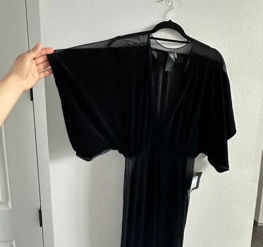 Norma Kamali Obie velvet gown Size Small New