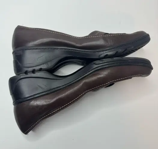 Aerosoles 'What's What' Brown Leather Loafers Size 9.5M