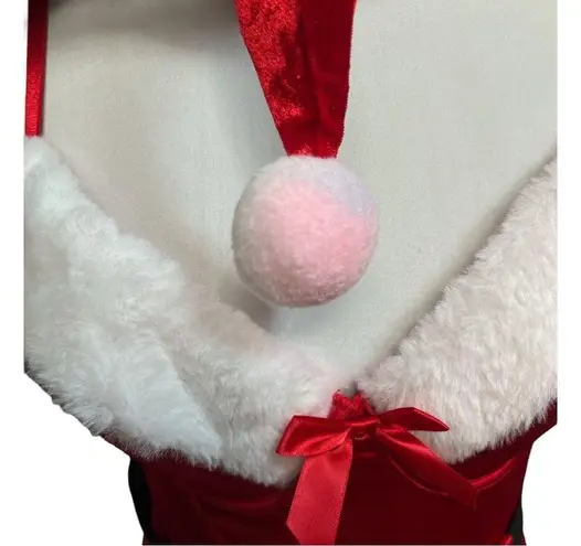 Yandy Santa Babe Sexy Halloween Costume Red White Size 1X/2X