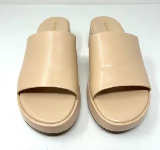 Old Navy platform slides, size 8