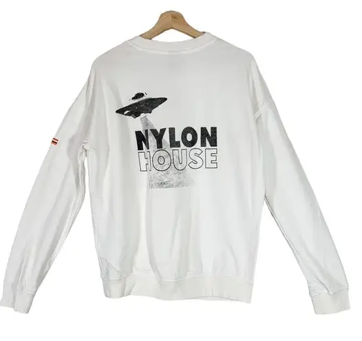 P.E. Nation Nylon House Crew neck Sweatshirt Size Small