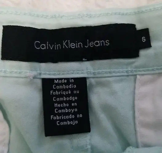 Calvin Klein Jeans  Green Shorts Sz 6