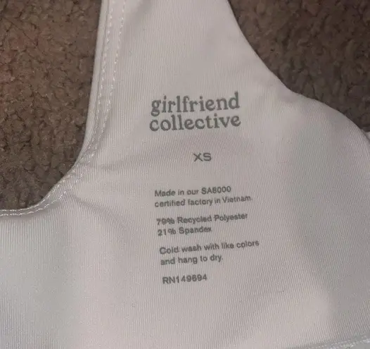 Girlfriend Collective  white/cream sports tank