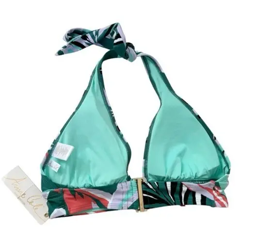 Anne cole  Women's Zesty Tropical Printed Ring Halter Bikini SET Size M/L NWT