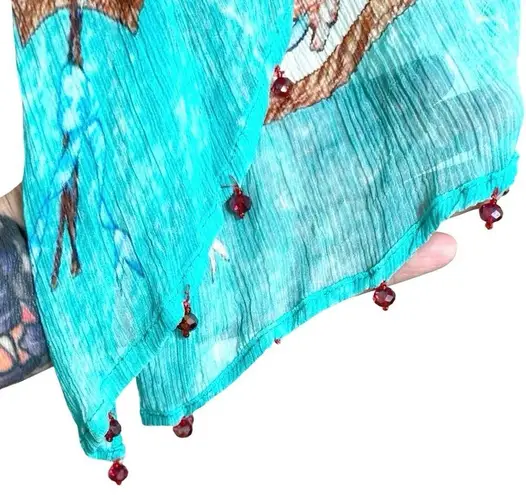 Soft Surroundings Women’s Eloise Floral Open Front Kimono Size S/M