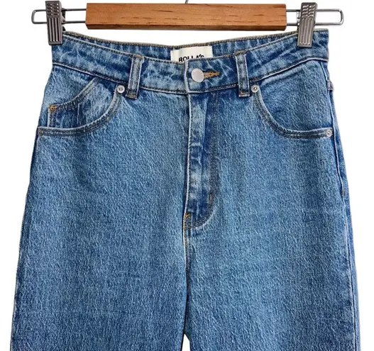 Rolla's  Original High Rise Straight Jean In Cindy Blue Wash