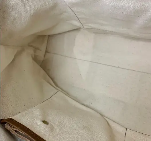 DARK'S Designs in Leather Tote American Bison Leather Made in USA Brown