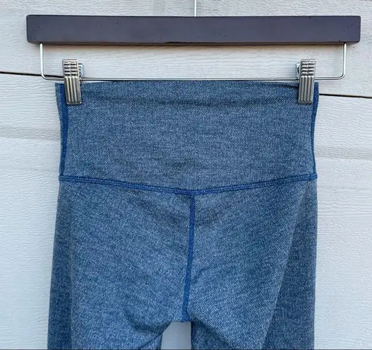 DYI Women’s Leggings Blue Herringbone Full Length Small