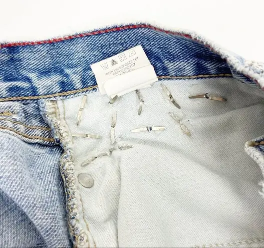 Tommy Hilfiger Vintage  Cut Off Distressed Jean Shorts Sz 29 - Image 5