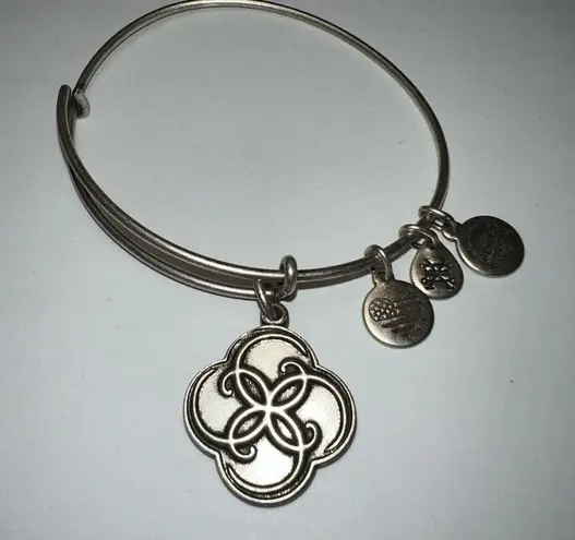 ALEX AND ANI  Breath of Life Charm Bangle - Rafaelian Silver Finish