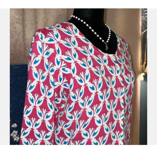 Le Tigre Sz L Vintage Button Down Knit Cardigan Sweater Top Butterfly Print