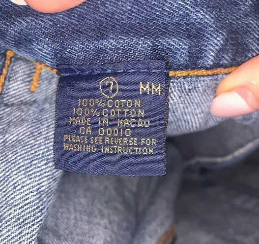 Gloria Vanderbilt Vintage 70s Jeans / 1970s by Murjani Dark Denim Jeans Size 7