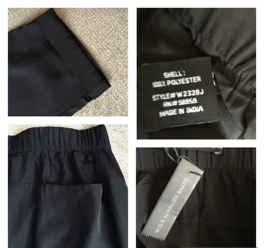 Walter Baker Black Cuffed Pants