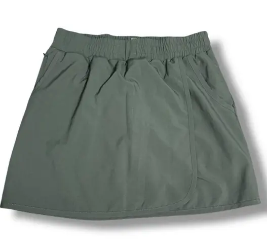 Avalanche Women’s Active Skort Olive Green Size S Athleisure Tennis Skirt