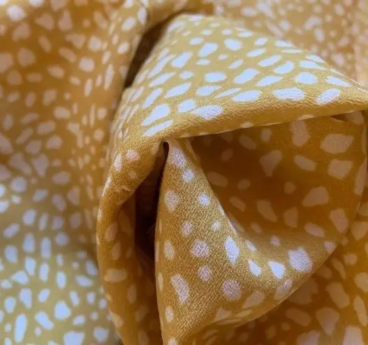 Love Riche straps midi dress dot print yellow size M