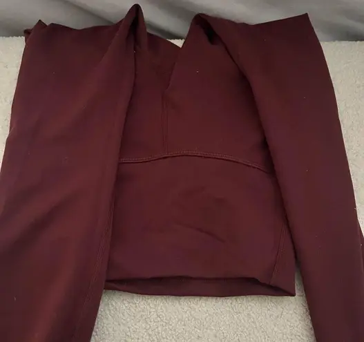 Lululemon Burgundy  25 inch leggings