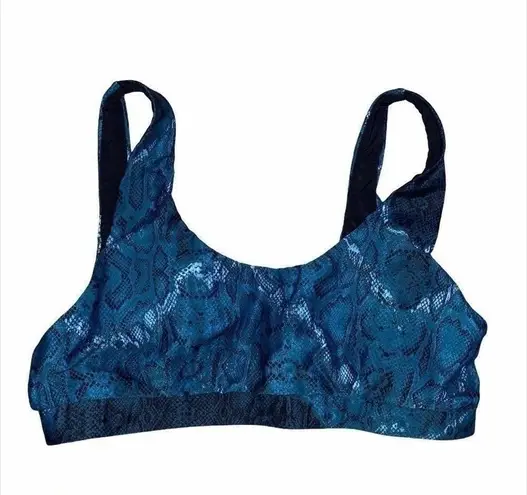 Anthropologie tie dye python sports bra Size Large