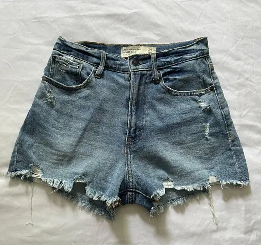 Abercrombie & Fitch Curve Love High Rise Shorts