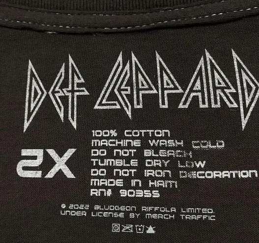 Def Leppard Animal Heavy Metal Band Tee 2X