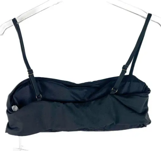 ANDIE NWT Swim The Newport Top Bikini Top Flat Black Size Large L NEW