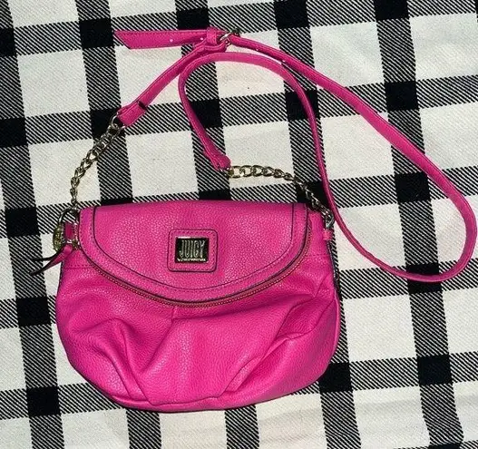 Juicy Couture Juicy by  Hot Pink Purse Crossbody Super Clean Cute