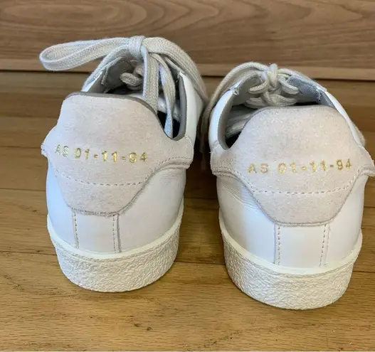 ALLSAINTS Thelma Suede Low Top Sneakers in White - Size 6