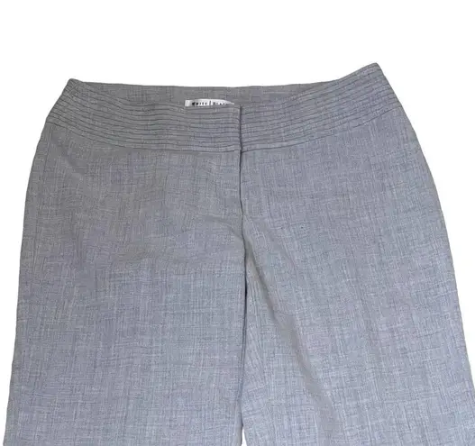 White House | Black Market  Womens Pants Size 4 Gray Stretch Wide Leg 30X33