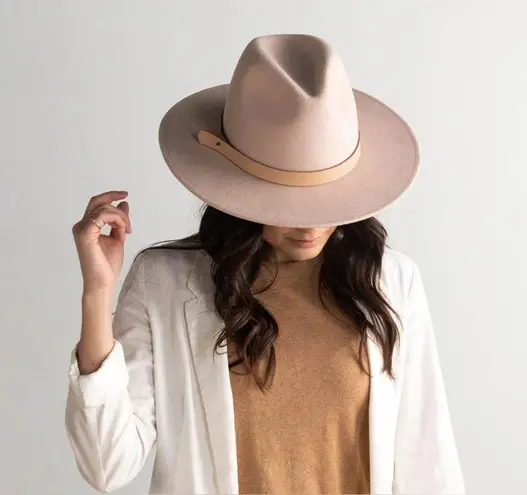 Gigi Pip Shiloh Fedora in Summer Blush Hat Bohemian western Pink
