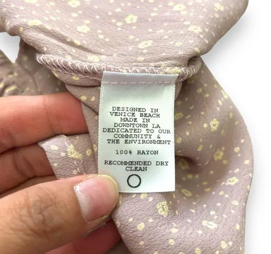 Flynn Skye NWT Mauve Rose Floral Crop Top - XS