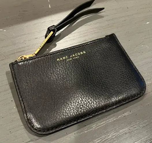 Marc Jacobs Black Coin Card Key Pouch Wallet