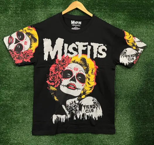 The Misfits Zombie Girl Punk Rock Band T-Shirt Size Large