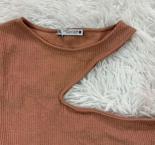 ZARA  contour crop top