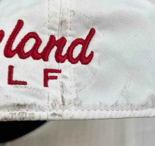 Srixon Men's White/Red Cleveland Golf Hat/Cap SKU 4314 White