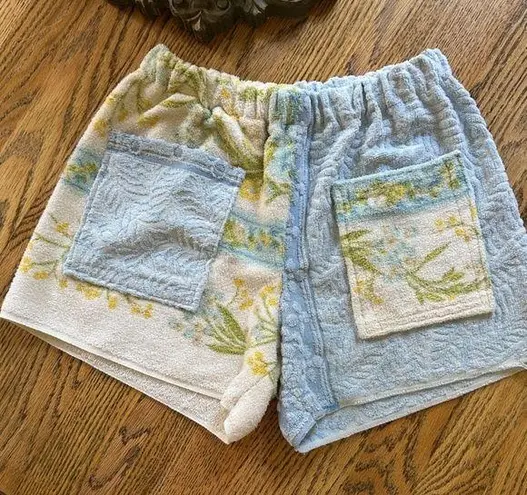 Handmade Vintage  towel shorts