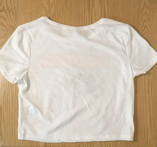 Hooters New Super Sexy Girl Crop Top white Size XSmall/Small