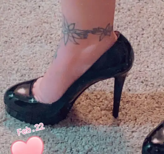 Christian Louboutin Black Bianca 140 Red Bottoms Size 8.5 thumbnail 7