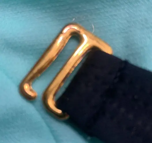 Trillium Halter Neck Black Geometric Tribal Print Swim Bikini Top Size Large